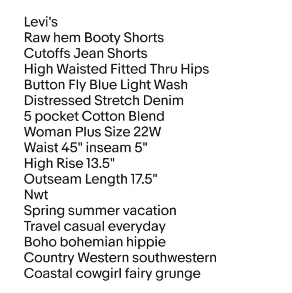 Levis levi raw